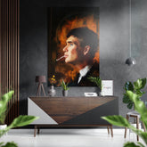 Peaky Blinders Brushed Aluminium Dibond Wall Art.